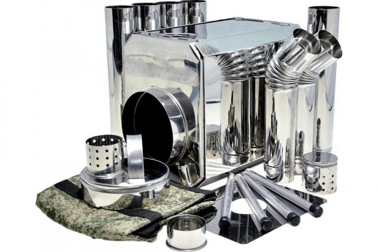 Печь пошехонка Турист 15 л с 3D экранами сталь 0,8мм в Новосибирске