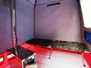 Мобильная баня-палатка МОРЖ c 2-мя окнами (Черный) в Новосибирске