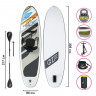 SUP-доска Bestway White Cap Convertible в Новосибирске