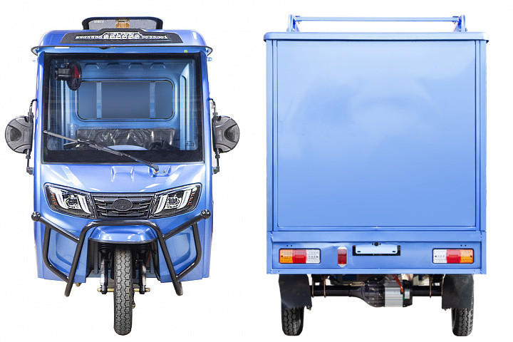 Грузовой электрический трицикл Rutrike КАРГО Кабина Дуал в Новосибирске