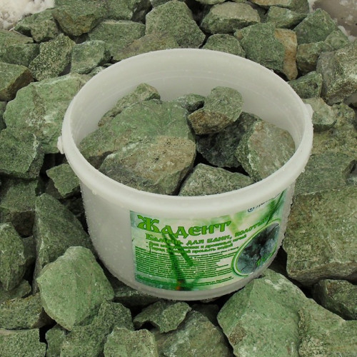 Камни для бани Жадеит колотый 15кг в Новосибирске