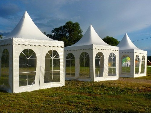 Шатер Пагода Giza Garden 5 х 5 м белый HQ в Новосибирске