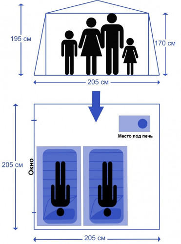 Мобильная баня-палатка МОРЖ в Новосибирске