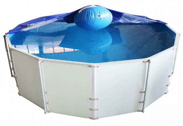 Тент для бассейна с надувной подушкой "Фиеста" в Новосибирске