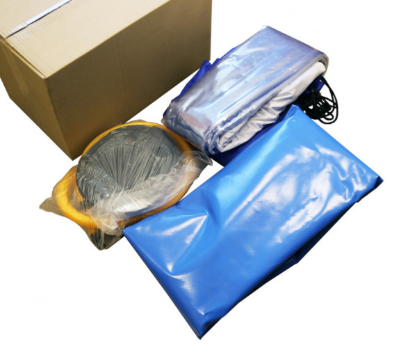 Тент для бассейна с надувной подушкой "Фиеста" в Новосибирске