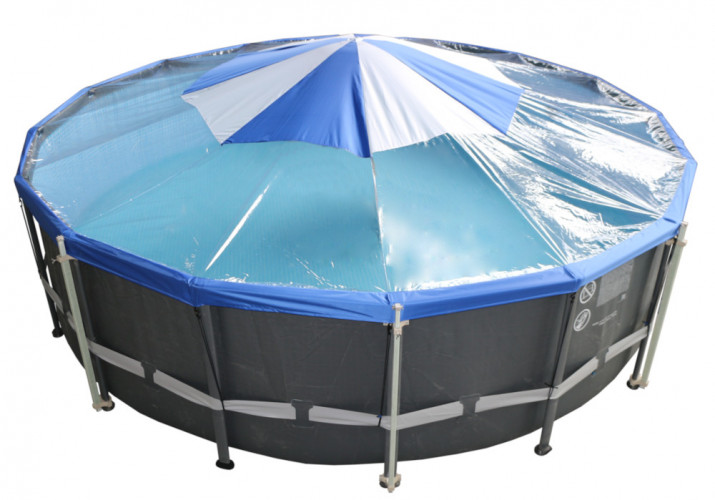 Тент для бассейна Intex/Bestway с надувной подушкой "Фиеста" в Новосибирске