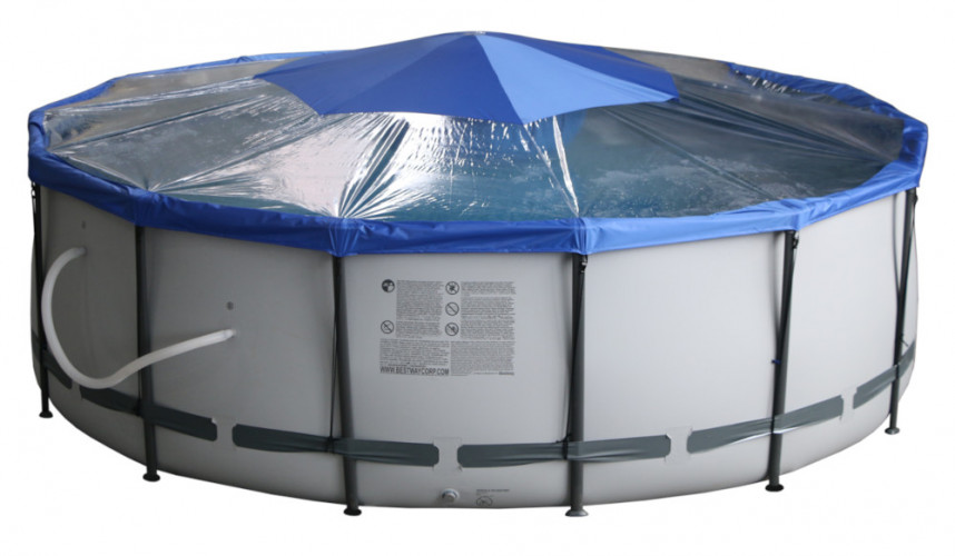 Тент для бассейна Intex/Bestway с надувной подушкой "Фиеста" в Новосибирске