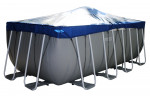 Тент для прямоугольного бассейна Intex/Bestway с надувной подушкой "Фиеста" в Новосибирске