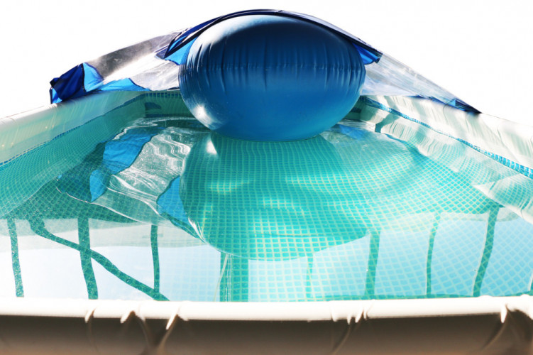 Тент для прямоугольного бассейна Intex/Bestway с надувной подушкой "Фиеста" в Новосибирске