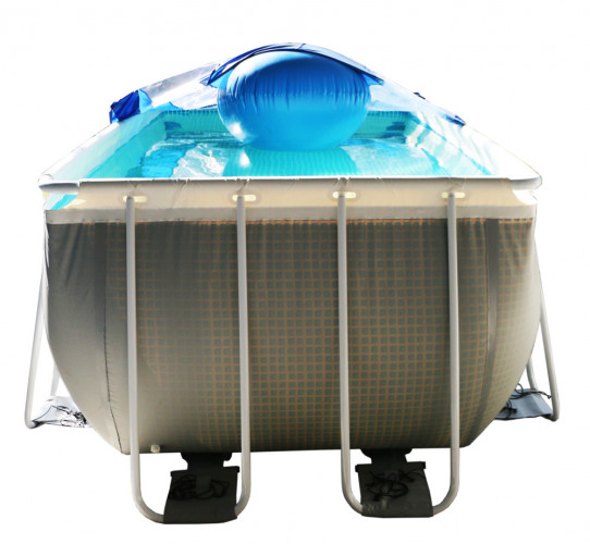 Тент для прямоугольного бассейна Intex/Bestway с надувной подушкой "Фиеста" в Новосибирске