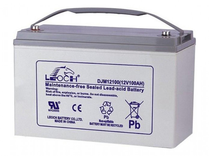 Аккумулятор Leoch DJM12100 (12 В, 100 Ач) в Новосибирске