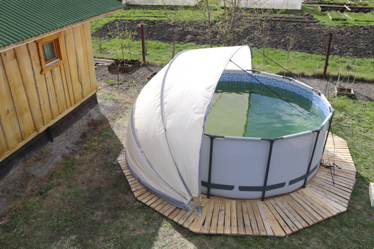 Купол-тент для бассейнов "Фиеста" КОМБИ в Новосибирске