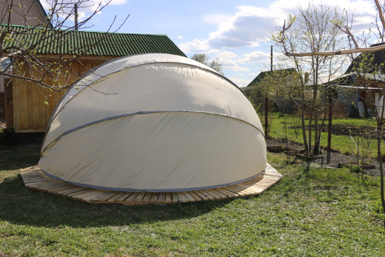 Купол-тент для бассейнов "Фиеста" КОМБИ в Новосибирске