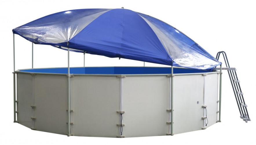 Подъемный тент-навес для бассейна "Фиеста" в Новосибирске