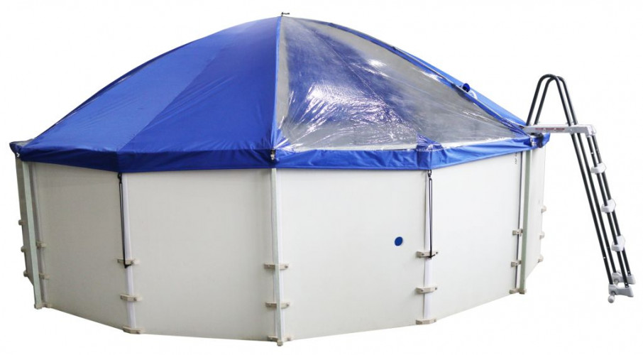 Подъемный тент-навес для бассейна "Фиеста" в Новосибирске