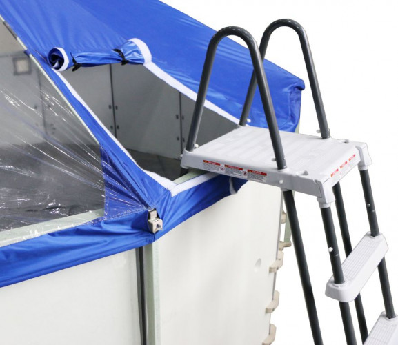 Подъемный тент-навес для бассейна "Фиеста" в Новосибирске