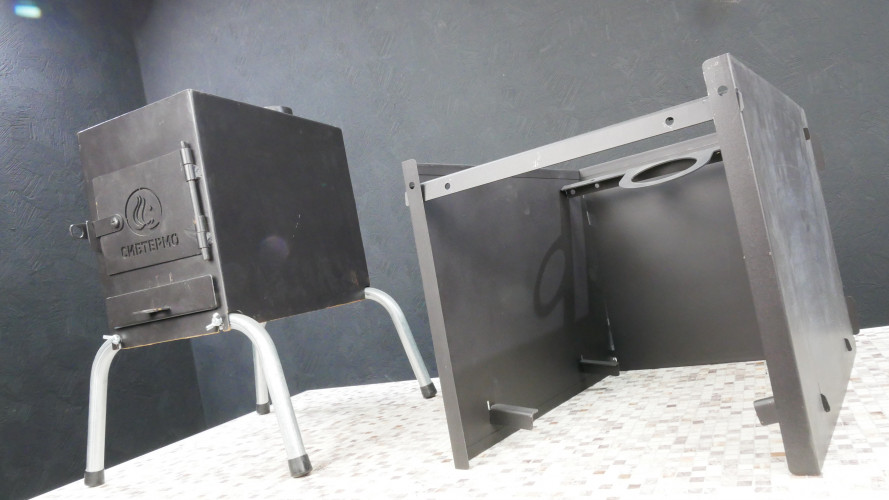 Экран для большой дровяной печи Сибтермо в Новосибирске