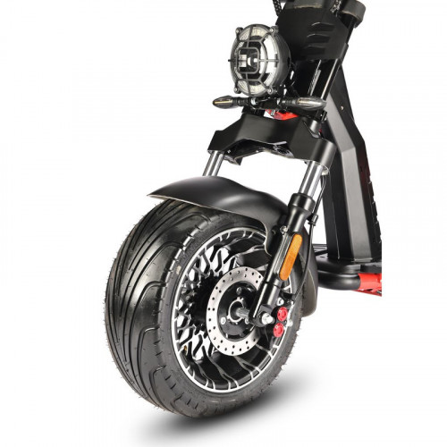 Электроскутер WHITE SIBERIA PRO BLACK EDITION 5000W в Новосибирске