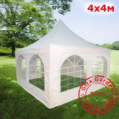 Шатер Пагода Giza Garden 4 х 4 м белый в Новосибирске