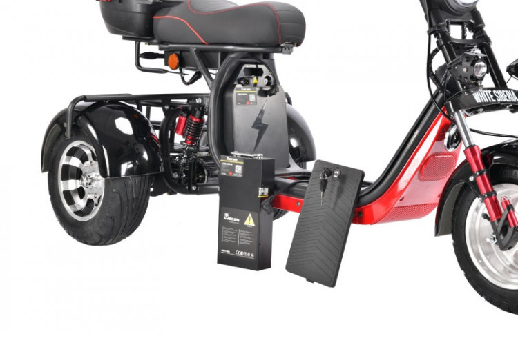 Электроскутер White Siberia PRO TRIKE 3000W в Новосибирске