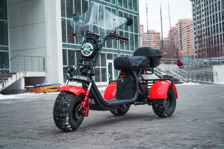 Электроскутер White Siberia PRO TRIKE 3000W в Новосибирске