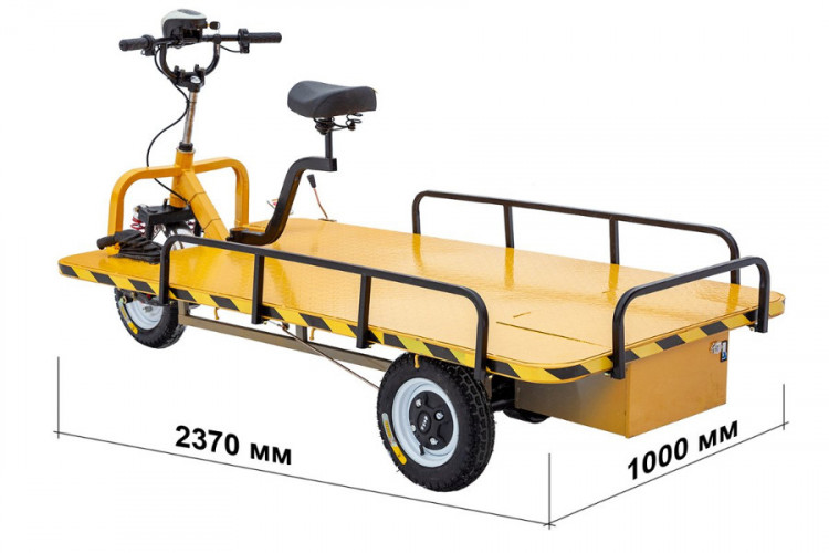 Грузовая электрическая тележка RuTrike ТАКСА ВАЙД в Новосибирске