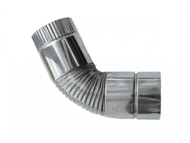 Сегмент трубы угол 45° d-80 мм.(нерж.)Инвент в Новосибирске