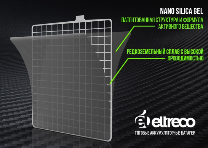Тяговый аккумулятор Eltreco TNE6-250 (6V200A/H C3) в Новосибирске