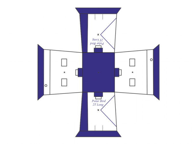 Зимняя палатка Polar Bird 2T Long компакт в Новосибирске