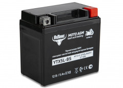 Аккумулятор стартерный для мототехники Rutrike YTX5L-BS (12V/5Ah) Аккумулятор стартерный для мототехники Rutrike YTX5L-BS (12V/5Ah)