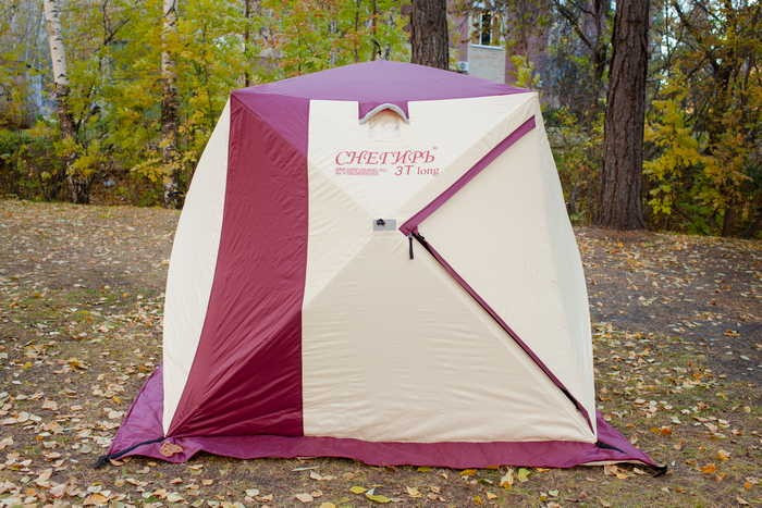 Зимняя палатка для рыбалки Куб Снегирь 3T Long в Новосибирске