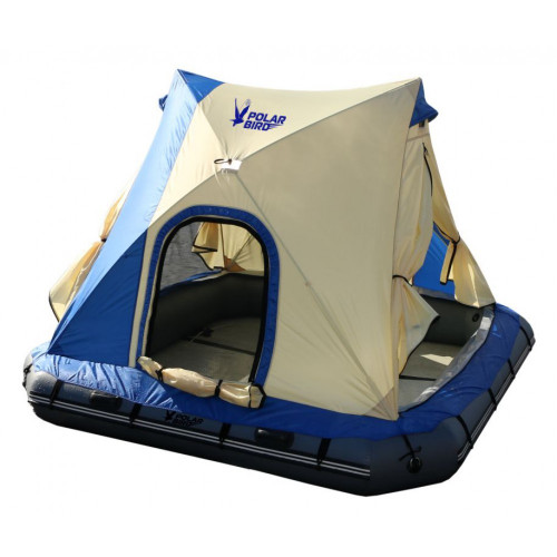 Надувной плот-палатка Polar bird Raft 260+слани стеклокомпозит в Новосибирске