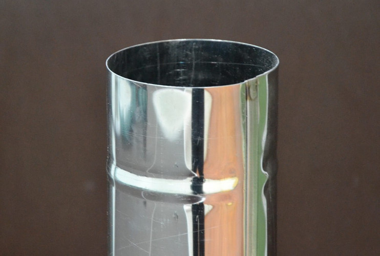 Сегмент трубы дымохода 90 мм. в Новосибирске