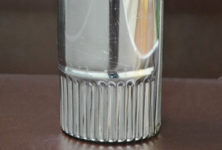 Сегмент трубы дымохода 90 мм. в Новосибирске