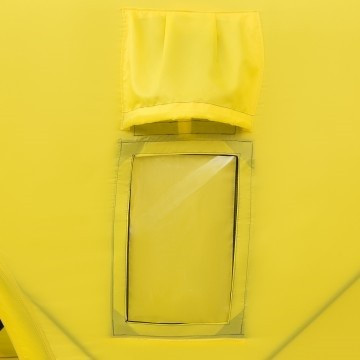 Палатка для рыбалки Helios Куб 1,8х1,8 желтый/серый в Новосибирске