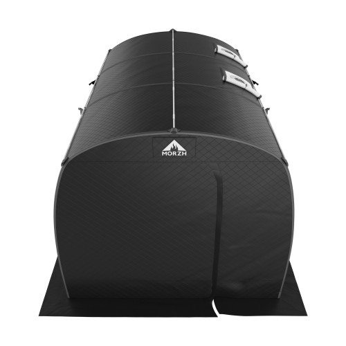 Мобильная баня-палатка МОРЖ Max (Черный) в Новосибирске