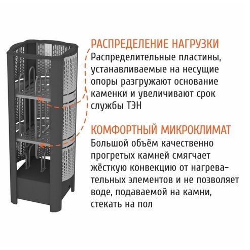 Электрокаменка GeoS RAIN-Corner 9 в Новосибирске
