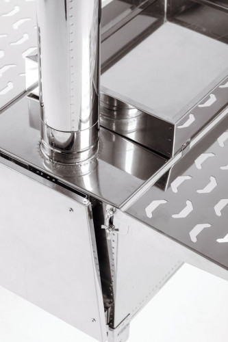 Печь-камин Инвент ПРО Большая в Новосибирске