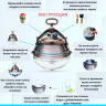 Казан Афганский 5 л черный с ручками в Новосибирске