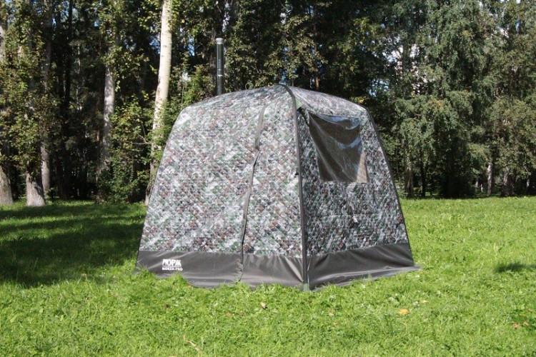 Мобильная баня-палатка МОРЖ (2 сорт) в Новосибирске