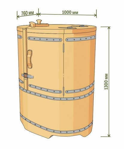Кедровая бочка Доступная в Новосибирске