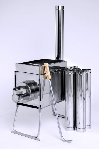 Печь Инвент Экономка средняя со стац. экранами в сумке в Новосибирске