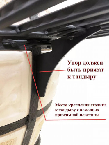 Боковой столик для тандыра в Новосибирске