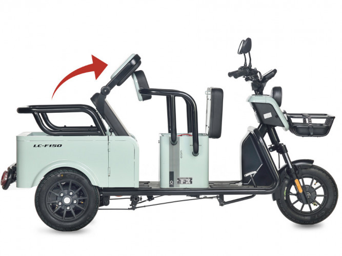 Пассажирский электротрицикл Wanshida LC-F150 в Новосибирске