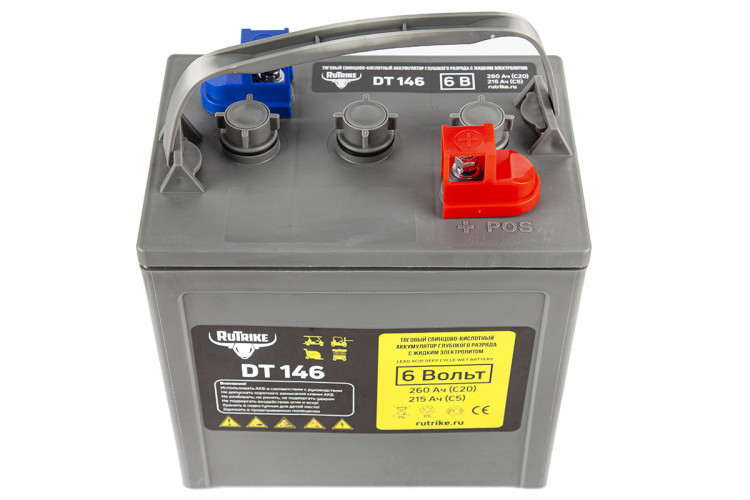 Тяговый аккумулятор RuTrike WET DT146 (T-145) 6V170A/H C3 в Новосибирске