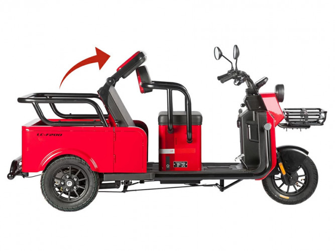 Пассажирский электротрицикл Wanshida LC-F200 в Новосибирске