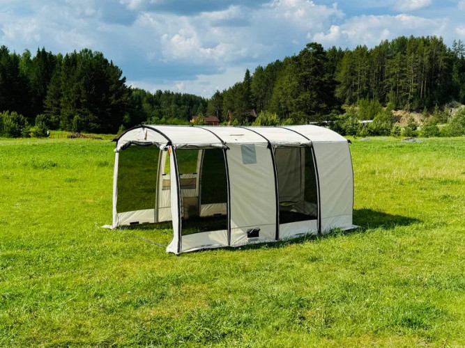 Шатер - Мобильная баня-палатка Морж Shelter XL в Новосибирске