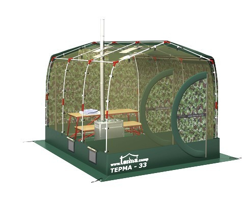 Зимняя палатка Терма-33 в Новосибирске
