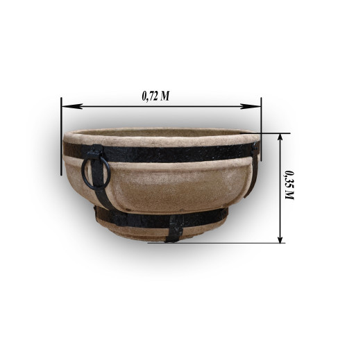 Очаг для костра большой Подсолнух в Новосибирске