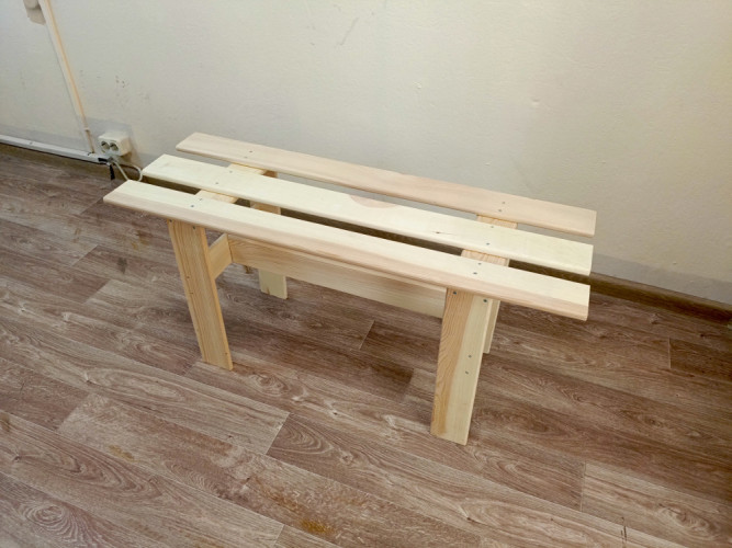 Лавка деревянная в Новосибирске